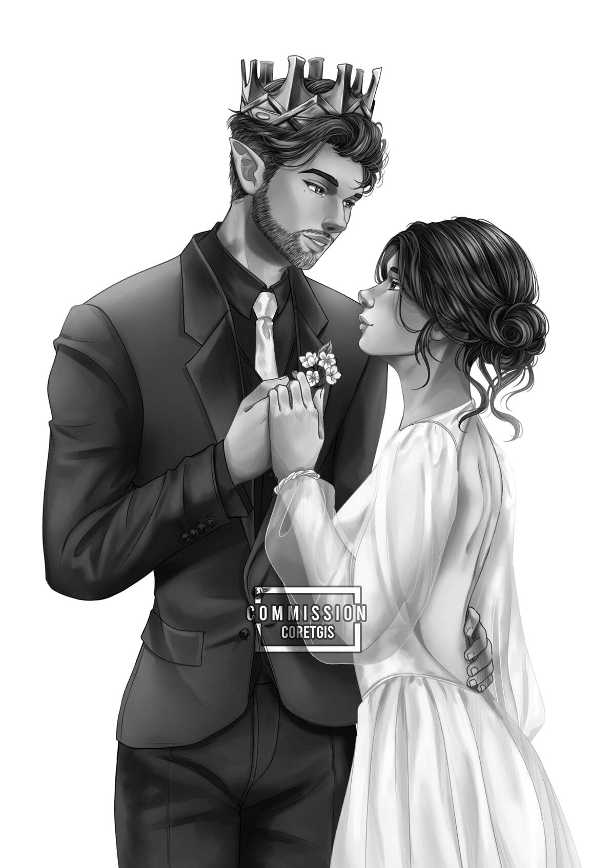 Interior illustration "Ponedle la Corona"